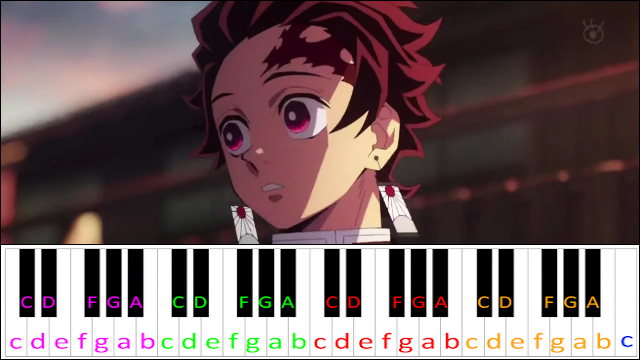 Asa Ga Kuru by Aimer (Demon Slayer ED 3) Piano / Keyboard Easy Letter Notes for Beginners