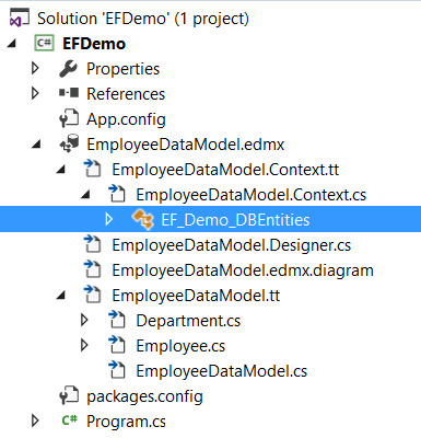 Entity Framework Context Class