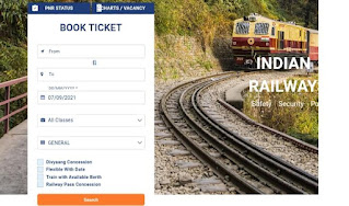 IRCTC train finder