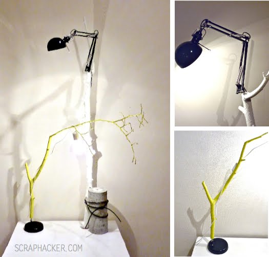 IKEA Tree branch Forsa lamp Materials IKEA Fors lamp Branches 