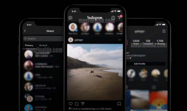 Cara Menghidupkan Fitur Mode Dark Tema Instagram di android dan iphone 1