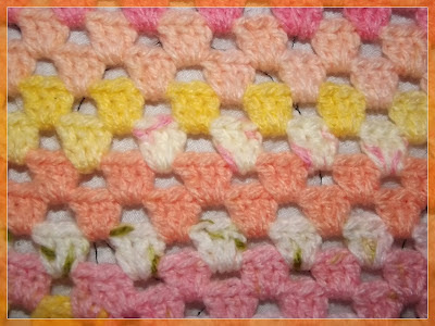 Spring Granny Blanket the border