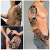 Women's Day Tattoo Stickers & Fake Body Arm Shoulder Tattoo in Black Color for Men or Women