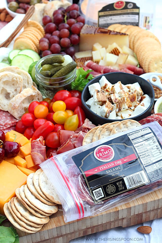 Easy Charcuterie Board (Meat & Cheese Platter) with Primo Taglio