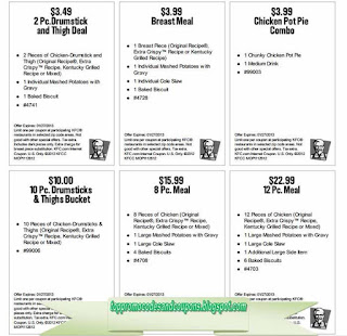 Free Printable Kfc Coupons