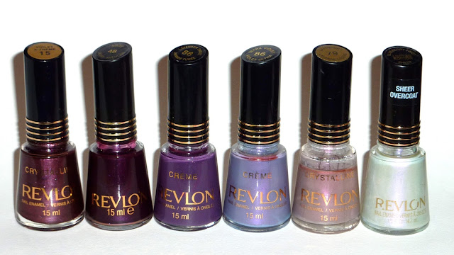 Revlon - Violet X-Treme, Berry Avenger, Lavender Smoke, Ultra Violet, Lavenlight Blueberry Twist