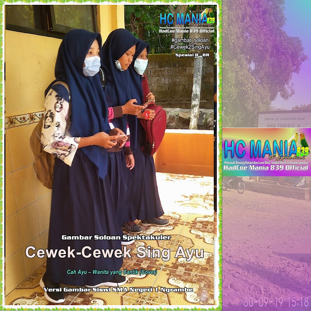 Gambar Soloan Spektakuler - Gambar Siswa-Siswi SMA Negeri 1 Ngrambe - Buku Album Gambar Soloan Edisi 15