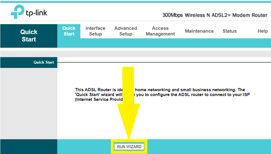 quick start tplink