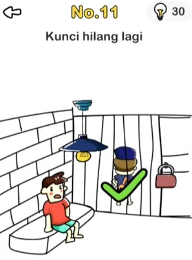 Kunci Hilang Lagi Brain Out