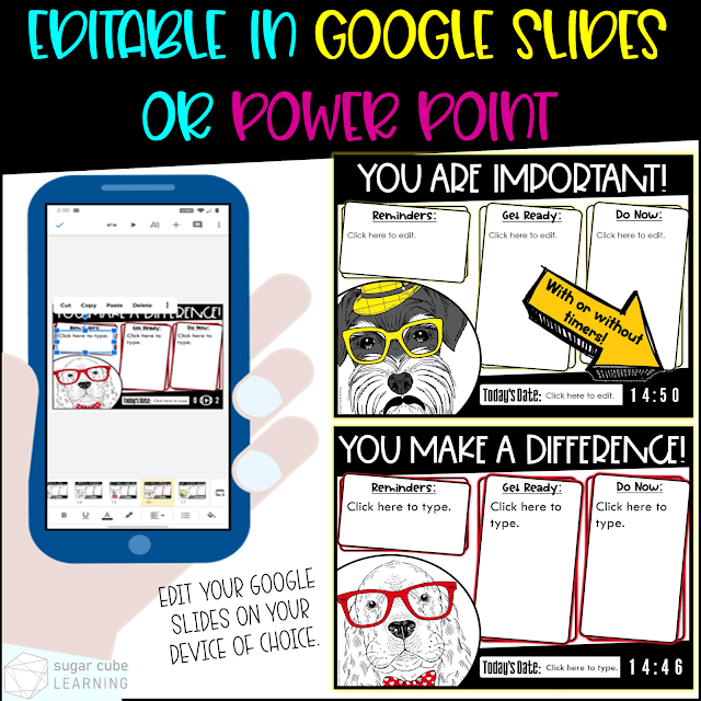 https://www.teacherspayteachers.com/Product/Morning-Message-Assignment-Slides-PowerPoint-and-Google-Slides-With-Timers-5679423