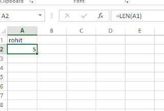 Len Formula MS Excel
