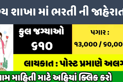 District Panchayat Dahod Recruitment  for 610 Job Posts 2021 |