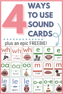 4 ways to use sound cards in your reading groups and an epic freebie