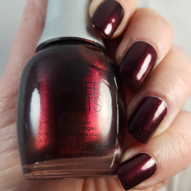 Burgundy-wine-nail-polish-with-red-shimmer