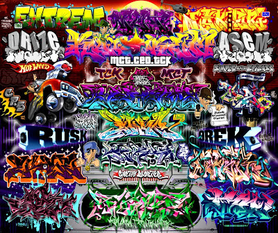 graffiti alphabet