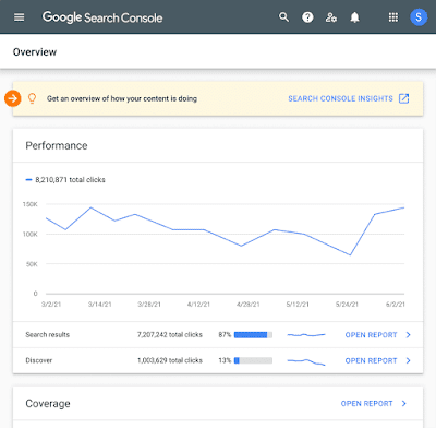 beta access search console insights