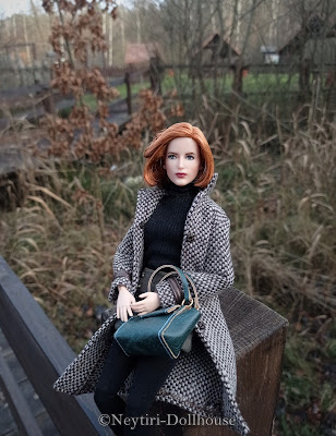 Mattel Barbie doll Dana Scully X Files autumn