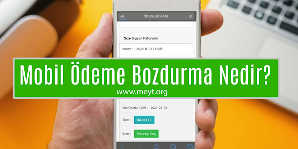 Mobil Ödeme Bozdurma Nedir?