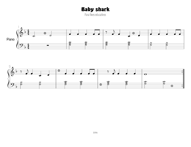 Baby shark | piano