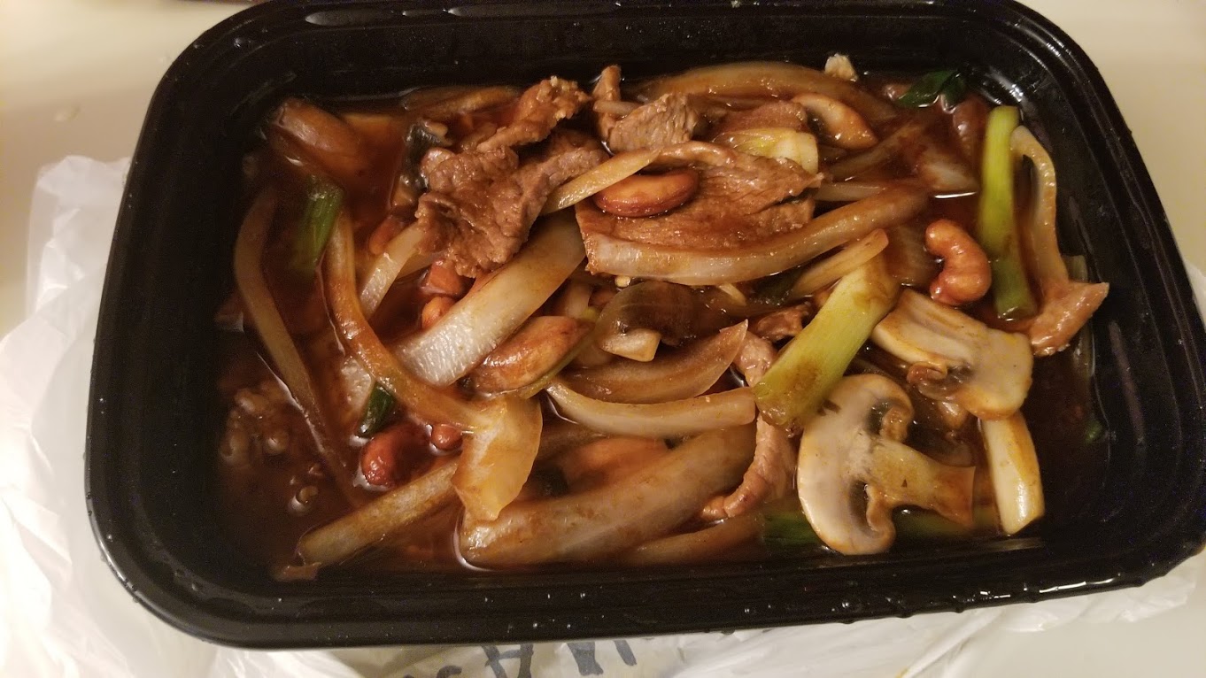 Cashew beef, from Bangkok Cuisine (Sterling Heights)