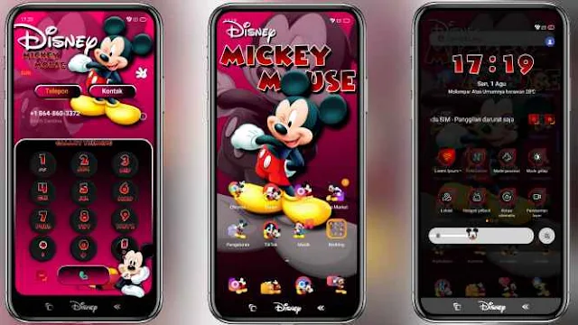 Tema Anime Mickey Mouse Plus Untuk Oppo & Realme Tembus Akar