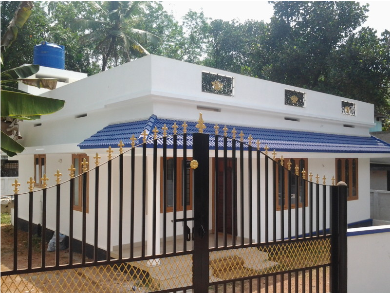  3  Bedroom Low Budget Kerala Home Design in Just 800 SqFt 