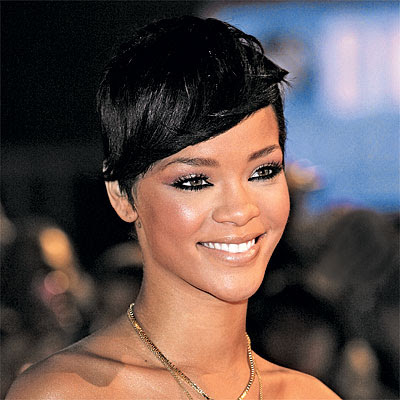rihanna body pictures. Rihanna Hair cut style