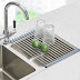 Roll Up Dish Drying Rack, Seropy Over The Sink Dish Drying Rack Kitchen Rolling Dish Drainer