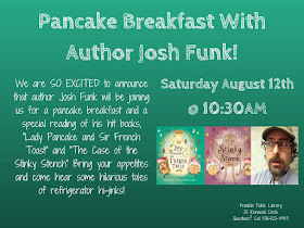 Franklin Public Library: pancakes, potluck, and book sale - Aug 12