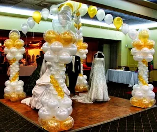 aneka bentuk dekorasi balon yang lucu dan keren untuk momen spesial anda