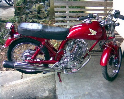 New Foto  Modifikasi Sepeda  Motor  Honda CB  2012 Kangjem