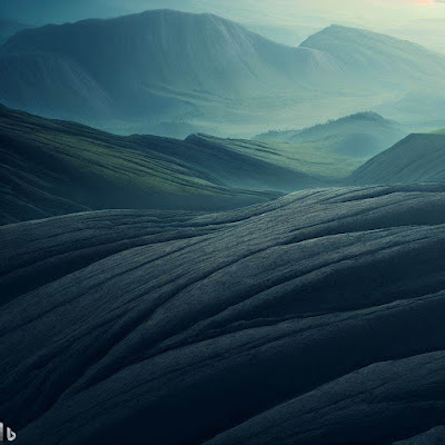 prompt: tectonic plates of the earth grinding slowly landscape forming mountains