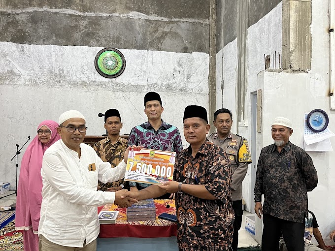 Safari Ramadhan di Masjid Muhajirin Lubuak Alung, Sekda Rudy Rilis Sosialisasikan Progres   Pembangunan Padang Pariaman
