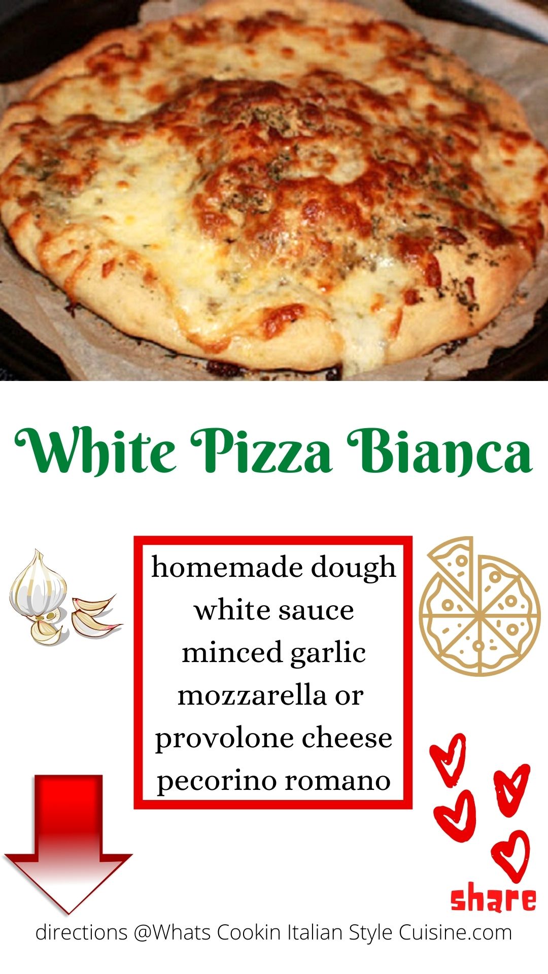 pin for later how to make white pizza bianca