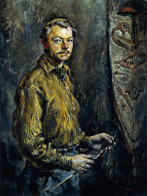 Charles William Bush, Self Portrait, Portraits of Painters, Fine arts, William Bush, Portraits of painters blog, Paintings of Charles William Bush, Painter Charles William Bush