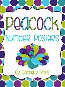 http://www.teacherspayteachers.com/Product/Peacock-Themed-Number-Posters-0-20-1231863