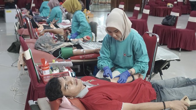 Meriahkan HUT KORPRI dan PGRI, Pemerintah Kota Pariaman Gelar Kegiatan Donor Darah