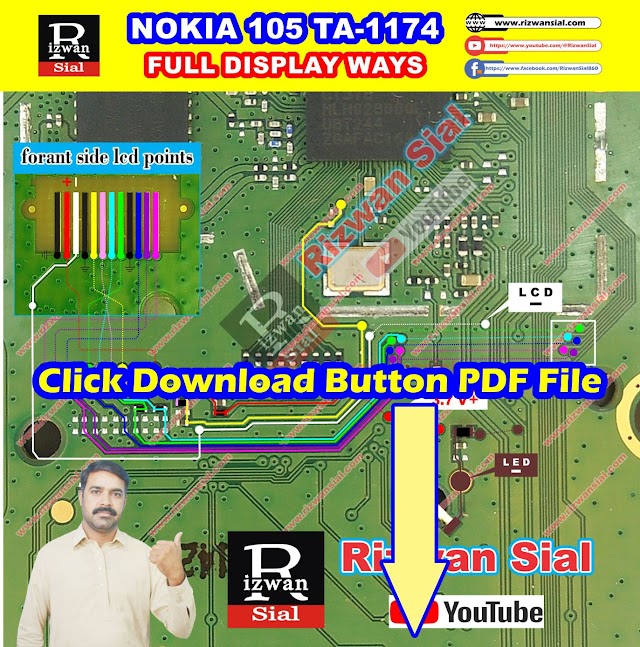 nokia 105 ta 1174 lcd ways || 105 19 lcd ways