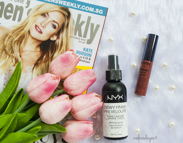 Nyx Dewy Finish Setting Spray from Singapore Sephora black card member sale