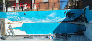 murales para piscina