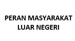  Untuk memenuhi kebutuhan di dalam negeri suatu negara perlu hubungan dengan negara lain PERAN MASYARAKAT LUAR NEGERI