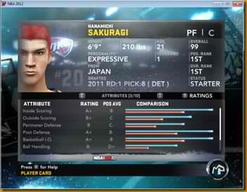 hanamichi sakuragi nba2k12 patch