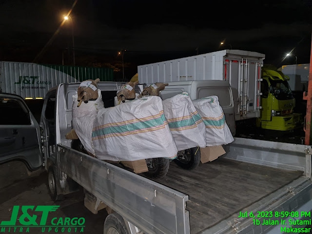 galeri JNT Pengiriman Cargo Makassar