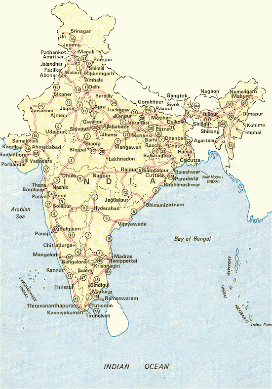 india road map