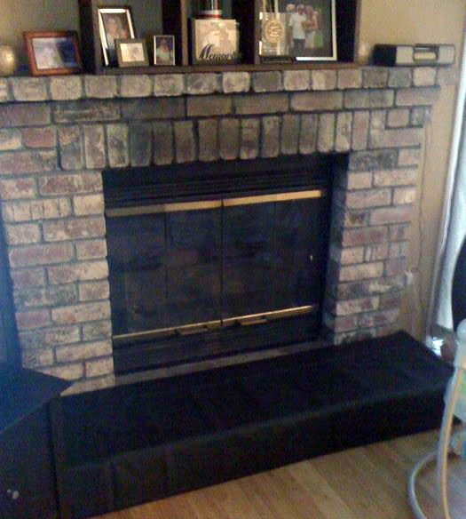 was the fireplace hearth,