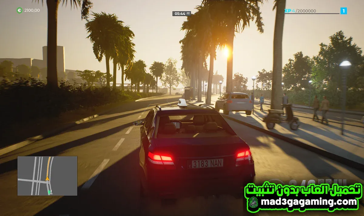 تحميل لعبة محاكي سائق التاكسي taxi life simulator للكمبيوتر