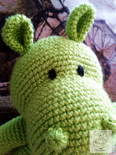 Green Hippo amigurumi