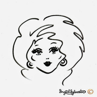 Party caricature - Glamicatures-TM - Ingrid Sylvestre caricaturist North East throughout UK and further afield.