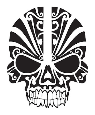 Tattoo Skull Mask Vector