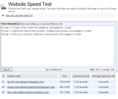 Faster Web Page Load Time